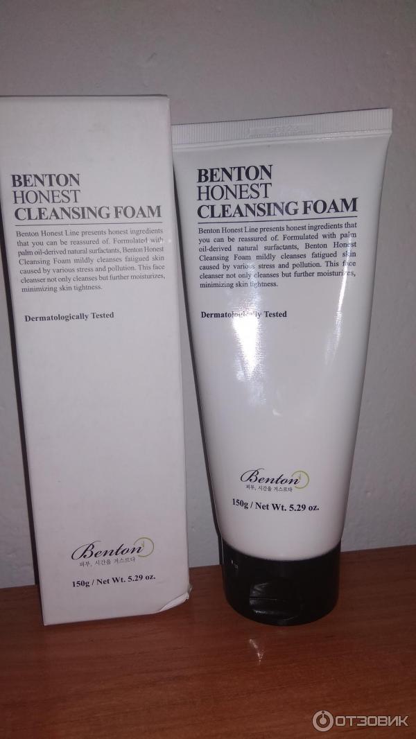 Очищающая пенка для умывания Benton honest cleansing foam фото