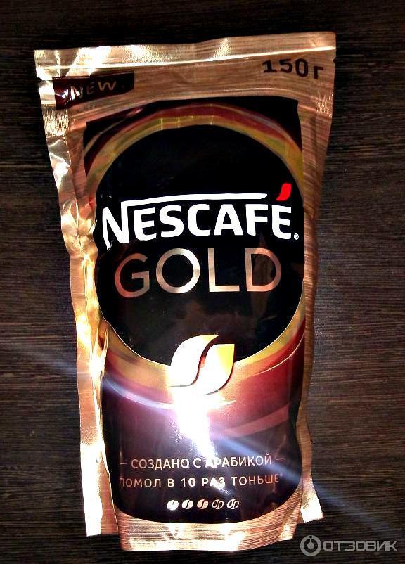 Кофе Nescafe Gold NEW растворимый сублимированный с добавлением натурального жаренного молотого кофе фото