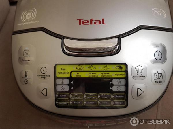 Мультиварка Tefal RK807D32 панель управления