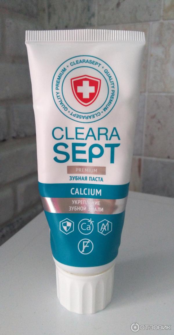 Зубная паста ClearaSept Calcium Укрепление зубной эмали фото