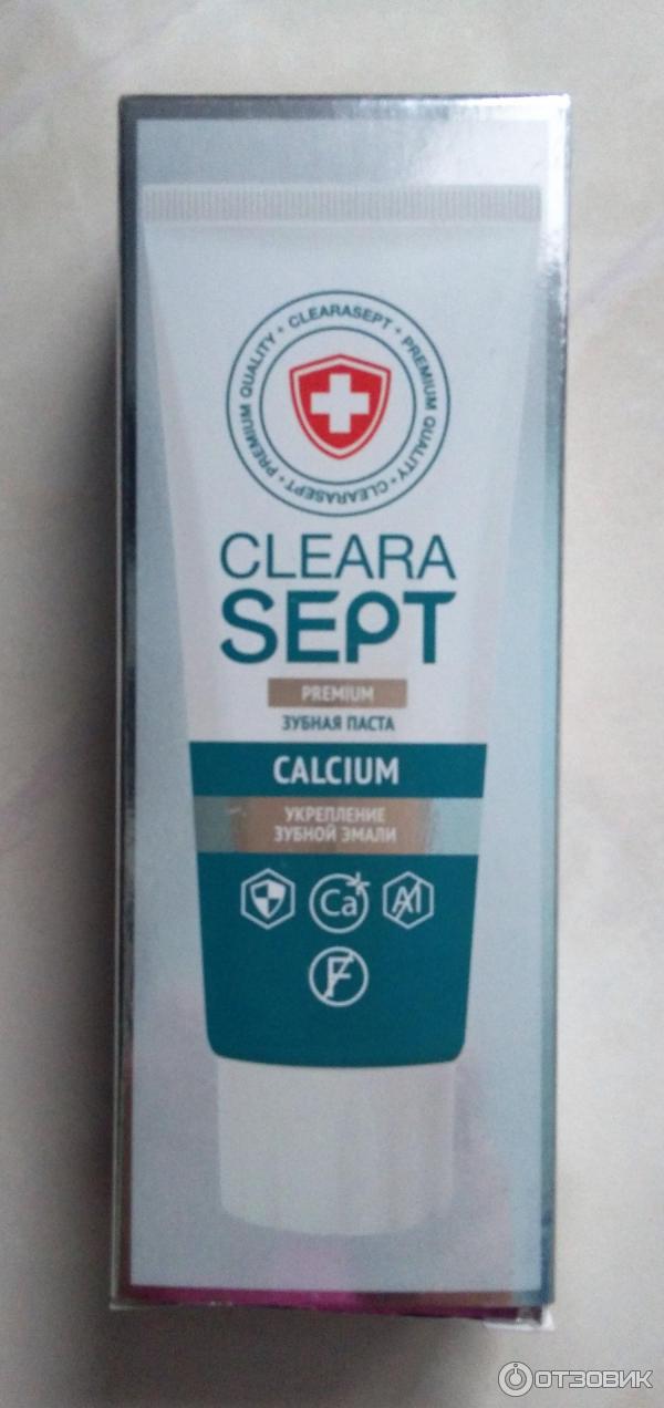 Зубная паста ClearaSept Calcium Укрепление зубной эмали фото