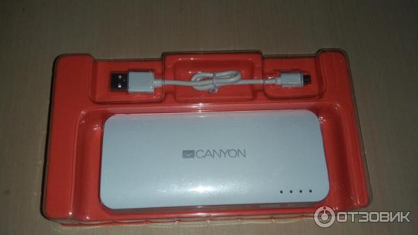 Портативное зарядное устройство Canyon 10000 mAh фото