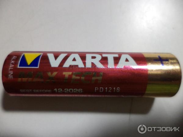 Батарейки Varta Max Tech фото