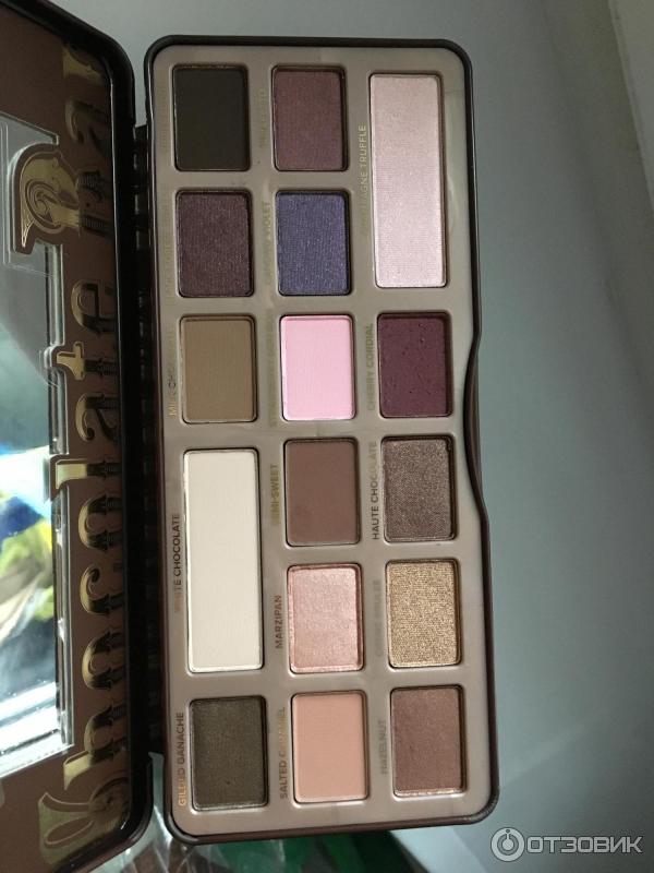 Палетка теней Too Faced Chocolate Bar Eye Shadow Collection фото