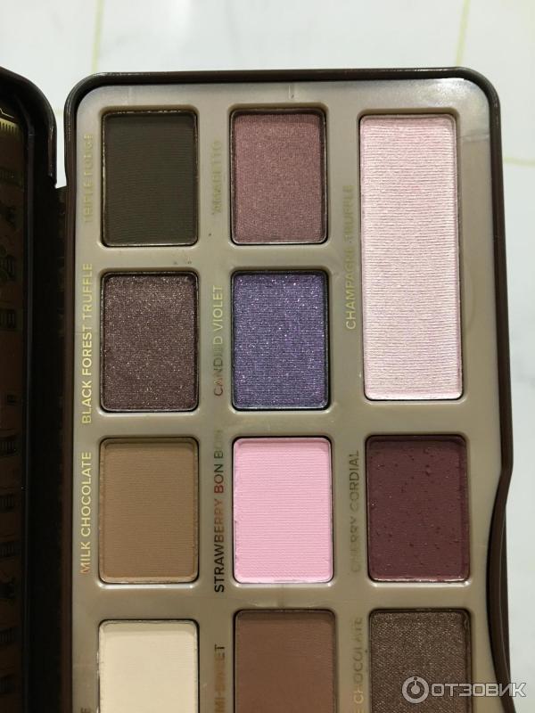 Палетка теней Too Faced Chocolate Bar Eye Shadow Collection фото