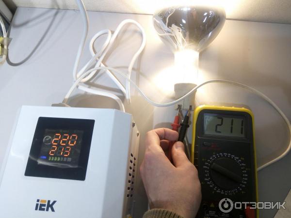 Стабилизатор напряжения IEK Boiler 0,5 кВА фото