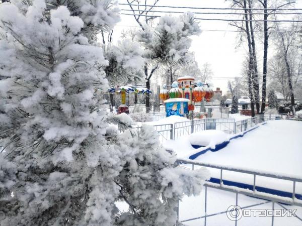 Аттракционы в городском саду