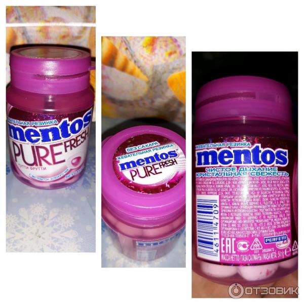 Жевательная резинка Mentos Pure Fresh фото