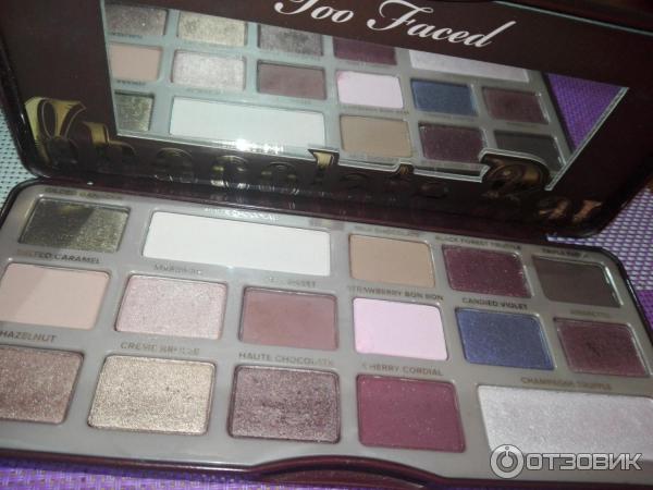 Палетка теней Too Faced Chocolate Bar Eye Shadow Collection фото