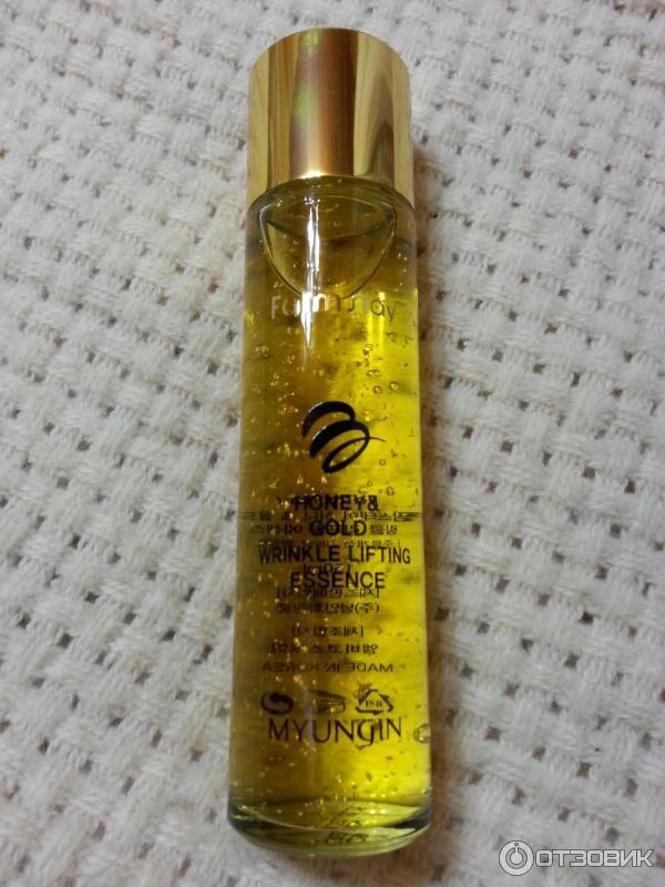 Эссенция с экстрактом золото и меда FarmStay Honey and gold wrinkle lifting essence фото