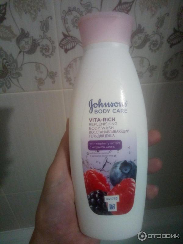 Восстанавливающий гель для душа Johnson's Body Care Vita-Rich фото