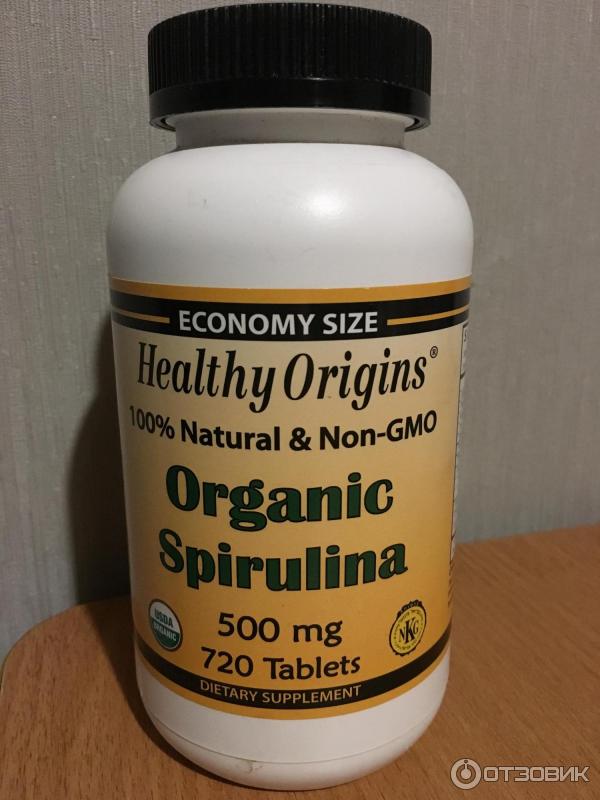 БАД Спирулина Healthy Origins Organic Spirulina фото