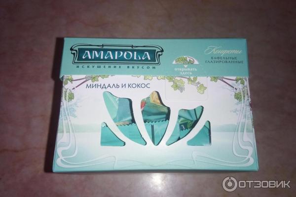 Конфеты РусКо Amapola Миндаль и кокос фото