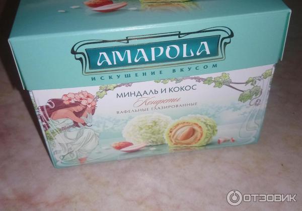 Конфеты РусКо Amapola Миндаль и кокос фото