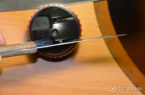 Окончательная заточка ножа.