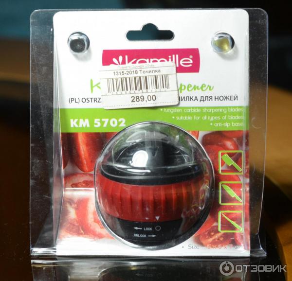 Ножеточка в упаковке.