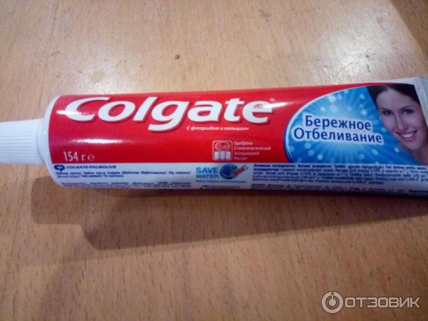 Зубная паста Colgate Бережное отбеливание фото