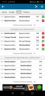 MyScore - приложение для Android фото