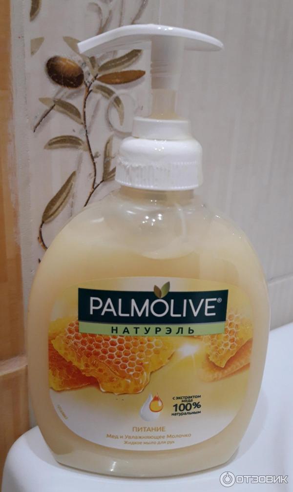 Жидкое мыло Palmolive Натурель Мед и Увлажняющее молочко фото