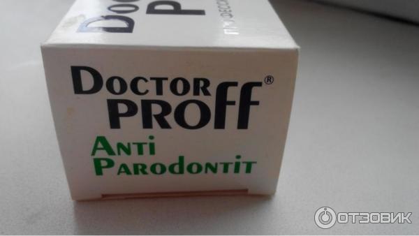 Зубная паста Doctor Proff противопародонтозная фото