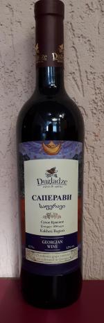 Вино красное сухое грузинское Саперави Dugladze фото