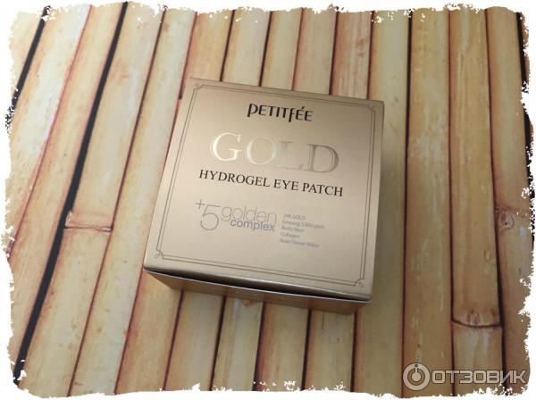 Гидрогелевые патчи Petitfee Gold Hydrogel Eye Patch фото