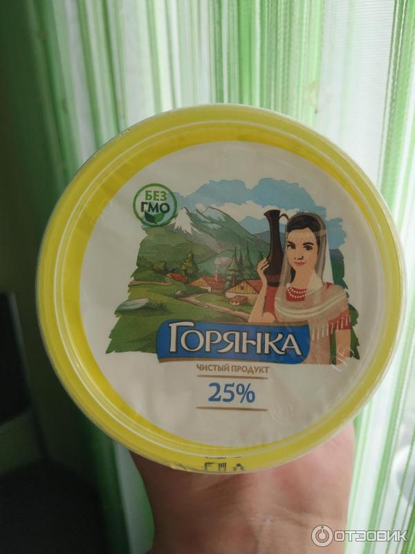 Сметана Горянка 25% фото