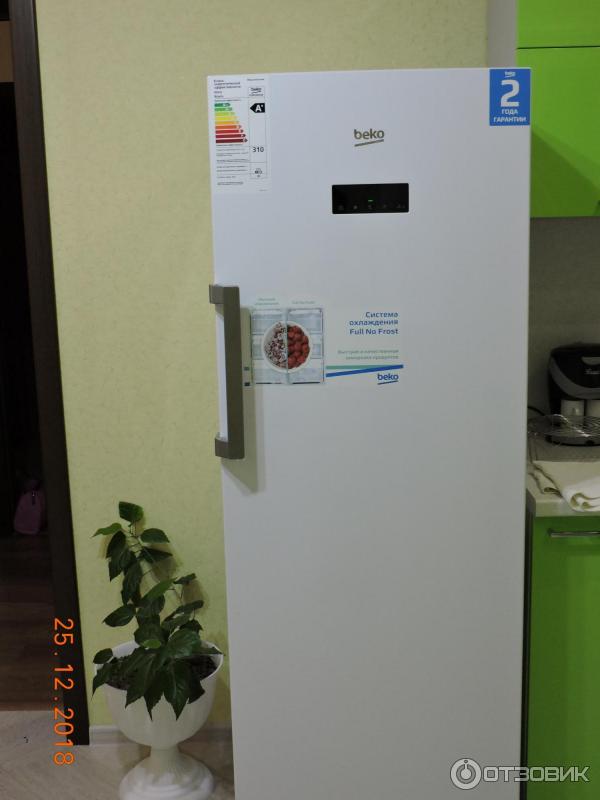 Морозильный шкаф beko b1rfnk312w белый