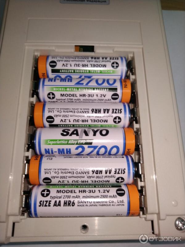 Аккумуляторы Sanyo AA 2700 mAh Ni-Mh фото