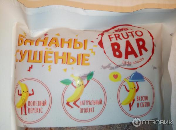 Сушеные бананы Fruto Bar фото