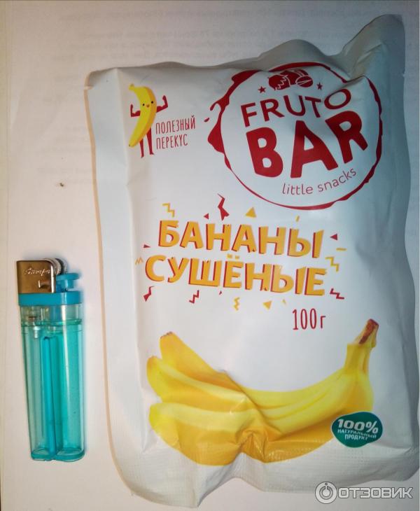 Сушеные бананы Fruto Bar фото