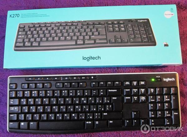 Клавиатура беспроводная Logitech Wireless K270 фото