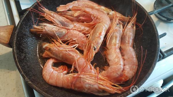 Красная аргентинская креветка без головы Iberpesca s.a Langostino Austral фото