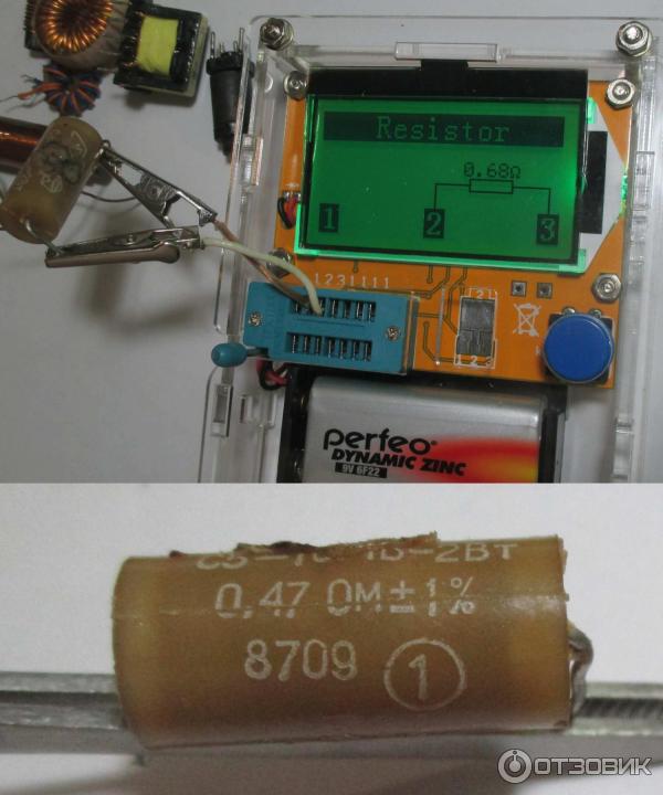 Цифровой транзистор тестер Mega328 V2,68 ESR-T4