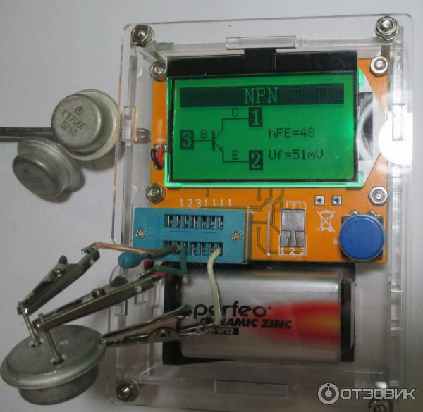 Цифровой транзистор тестер Mega328 V2,68 ESR-T4
