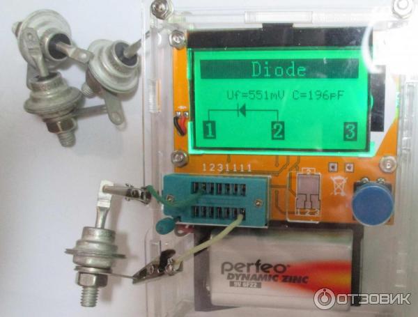 Цифровой транзистор тестер Mega328 V2,68 ESR-T4