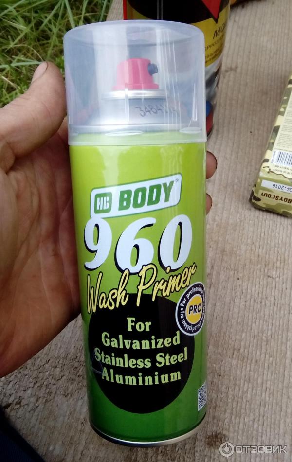 Аэрозольный кислотный грунт Body 960 Wash Primer