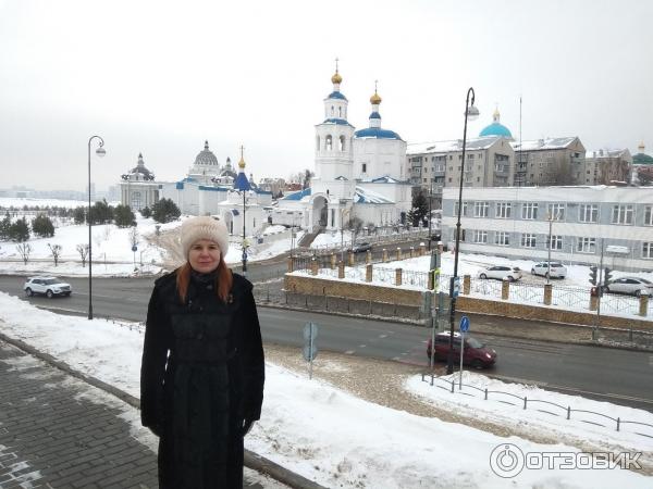 Вид со стороны Казанского кремля, слева впереди - река Казанка