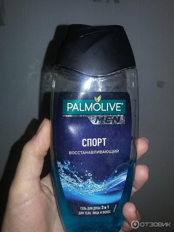 Гель для душа Palmolive Men Спорт восстанавливающий 3 в 1 фото