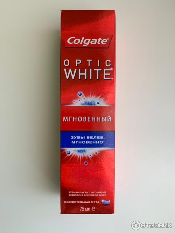 Зубная паста Colgate Optic White фото