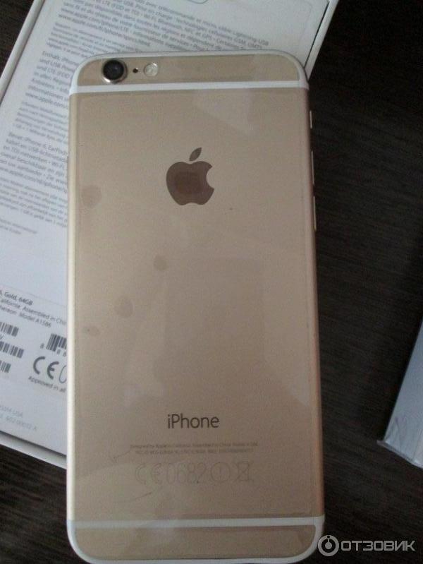 Мобильный телефон Apple iPhone 6 64 GB Gold фото