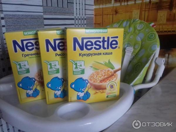 Сухие безмолочные каши Nestle Первая ступень фото