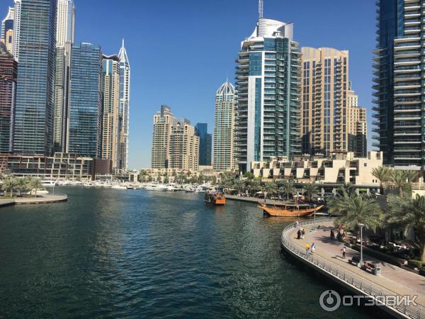 Пляж Dubai Marina beach (ОАЭ, Дубай) фото