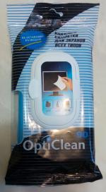 Влажные салфетки для экранов всех типов OptiClean фото
