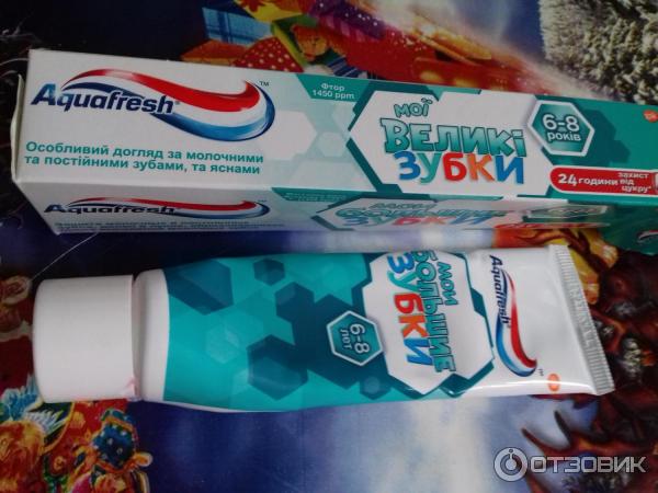 Зубная паста Aquafresh Мои большие зубки фото