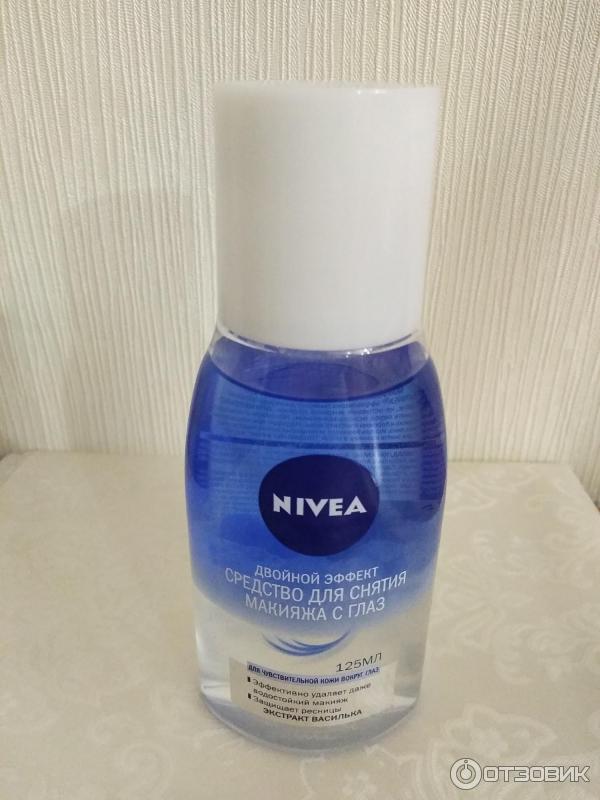 Средство для удаления макияжа с глаз Nivea Двойной эффект фото