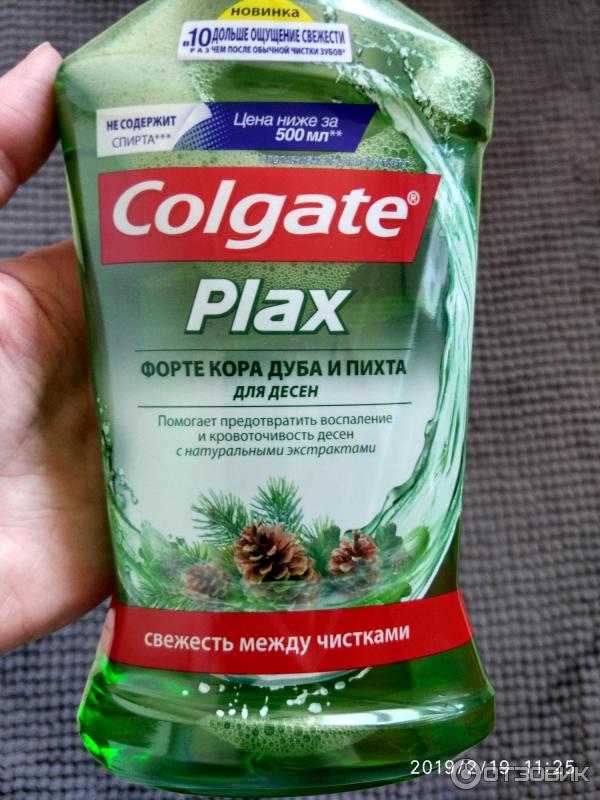 Ополаскиватель для десен Colgate Plax форте Кора дуба и пихта фото