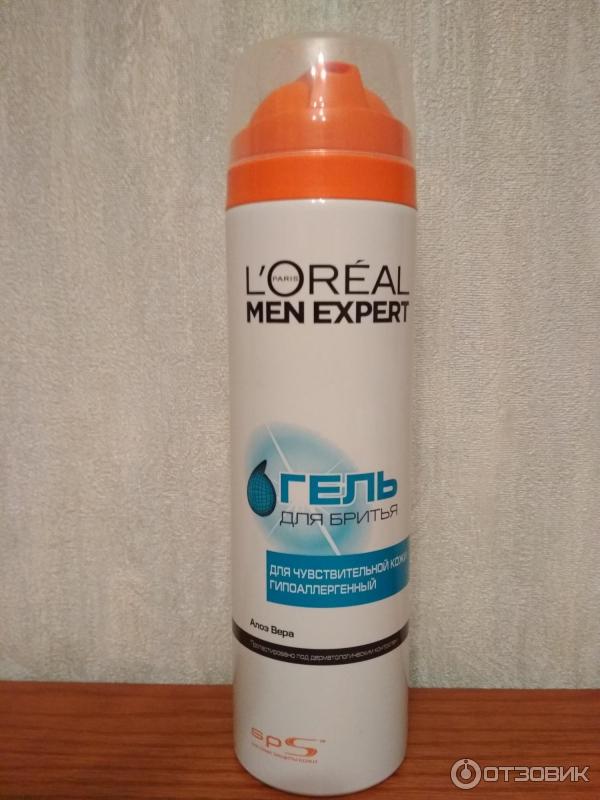 Гель для бритья L'Oreal Men Expert Для чувствительной кожи гипоаллергенный фото