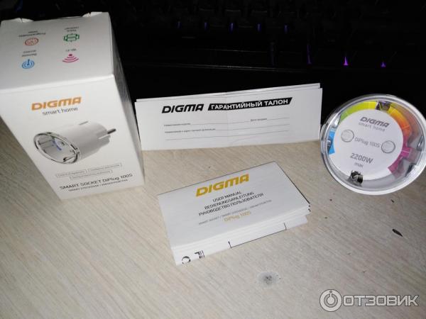 Умная розетка Digma DiPlug 100s фото