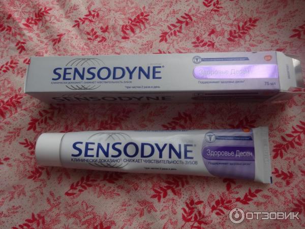 Зубная паста Sensodyne Здоровье десен фото